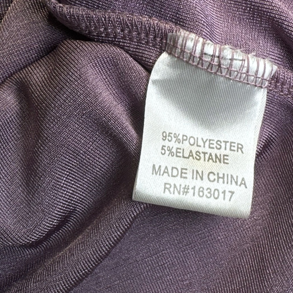 Princess Polly Purple Party Time Retro Oversized Faux Wrap Mini Dress Size 8 - Picture 7 of 11